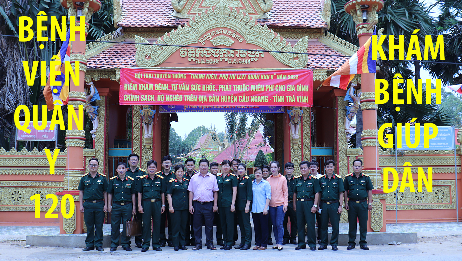 Video Bệnh viện quân y 120 khám bệnh giúp dân tại tỉnh Trà Vinh