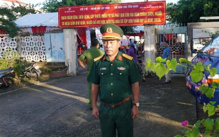 PHỐI HỢP KHÁM BỆNH, CẤP THUỐC, TẶNG QUÀ CHO NHÂN DÂN XÃ TẬP SƠN TỈNH VĨNH LONG NHÂN DỊP LỄ SEN ĐÔN-TA NĂM 2025