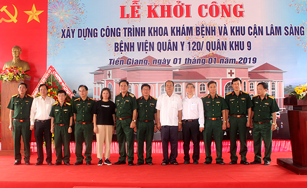 Một số hình ảnh Lễ khởi công xây dựng Khoa Khám bệnh và khu Cận Lâm sàng Bệnh viện quân y 120