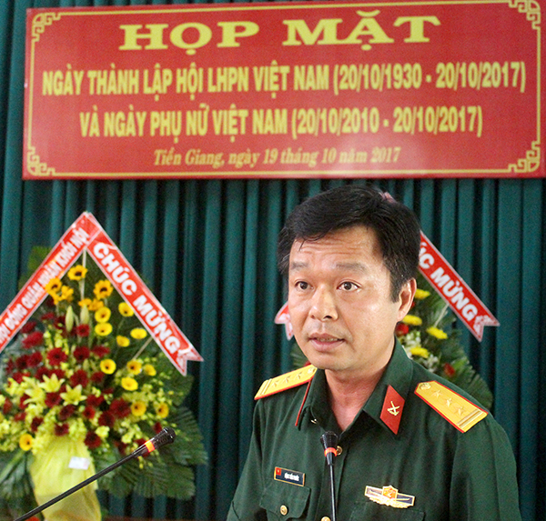 Thư chúc mừng phụ nữ bệnh viện quân y 120