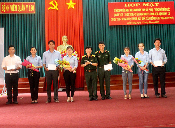 Video họp mặt kĩ niệm 44 năm Ngày giải phóng miền Nam thống nhất đất nước, 42 năm Ngày truyền thống bệnh viện quân y 120 và 133 năm Ngày quốc tế lao động