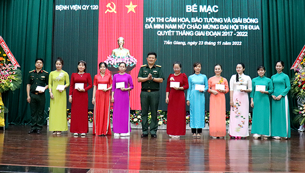 Bệnh viện quân y 120 tổ chức các hoạt động chào mừng đại hội Thi đua Quyết thắng giai đoạn 2017 – 2022