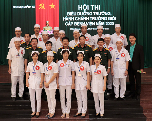 Hội thi điều dưỡng trưởng giỏi Bệnh viện quân y 120 năm 2020