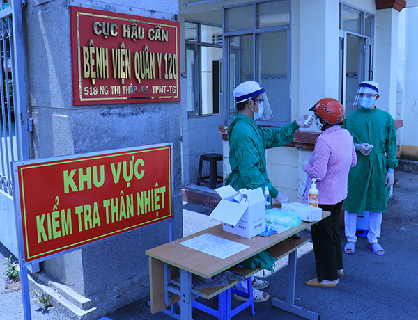 THTG đưa tin Bệnh viện quân y 120 thực hiện tốt công tác phòng chống dịch covid-19