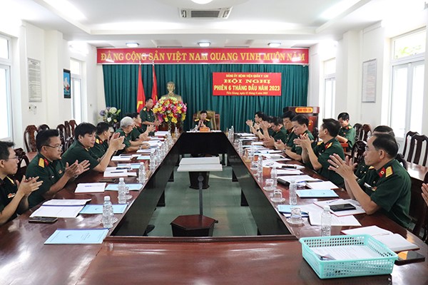 Hội nghị Đảng ủy phiên 6 tháng đầu năm 2023