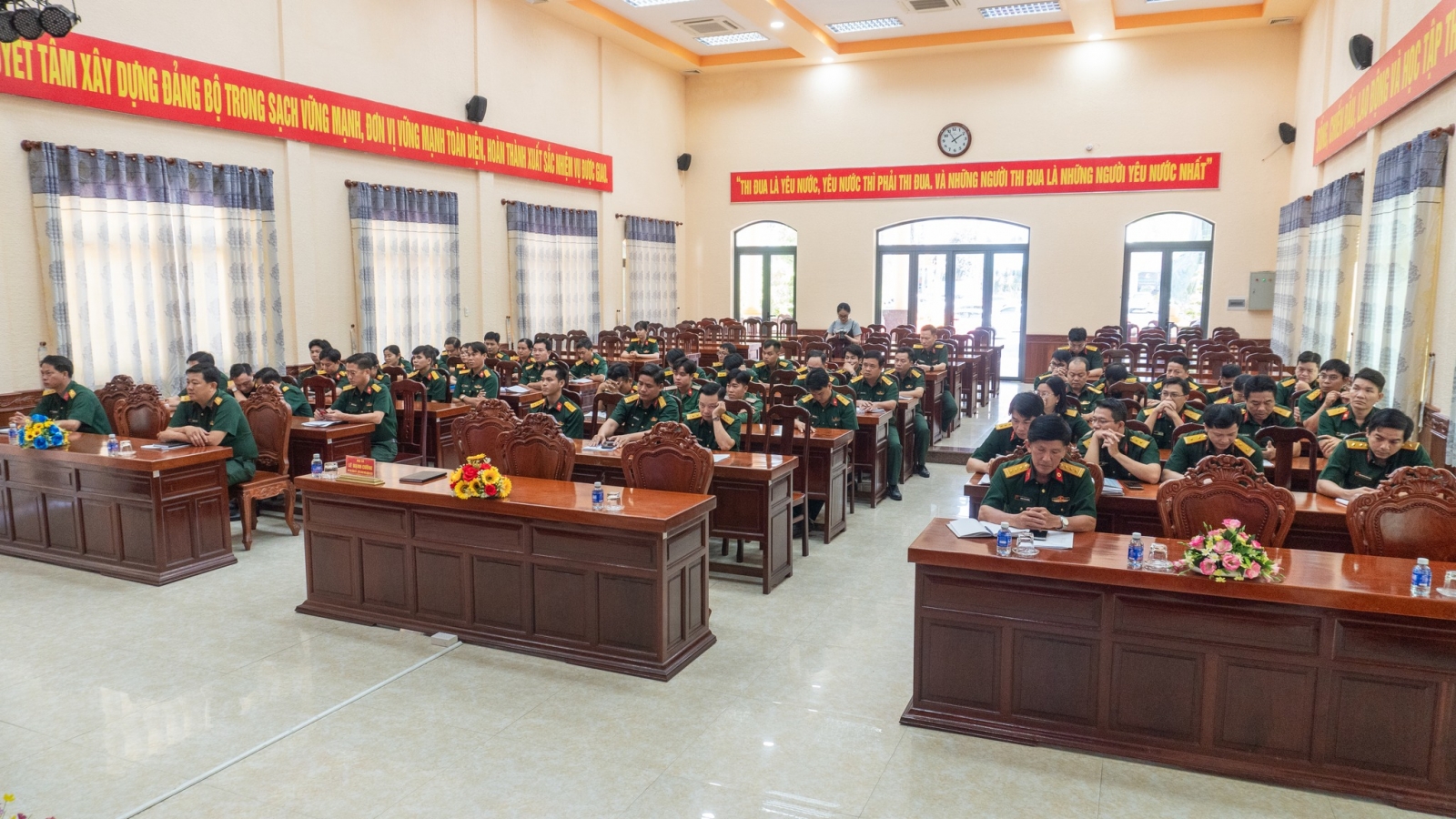 BỆNH VIỆN QUÂN Y 120 TỔ CHỨC HỘI NGHỊ RÚT KINH NGHIỆM NHIỆM VỤ HUẤN LUYỆN; XÂY DỰNG CHÍNH QUY, QUẢN LÝ KỶ LUẬT QUÝ I NĂM 2026