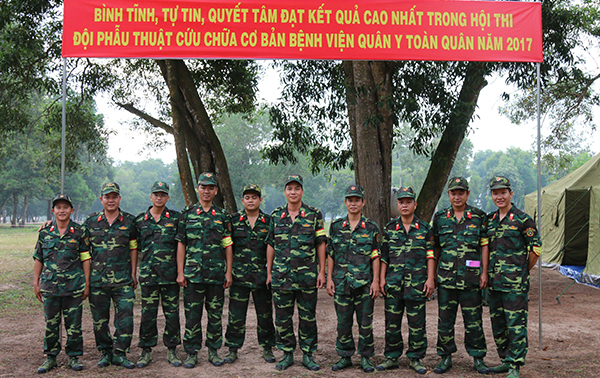 Hành trình đến hội thi của đội phẫu thuật cứu chữa cơ bản bệnh viện quân y 120