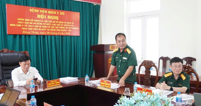 Bệnh viện Quân y 120 thẩm định các điều kiện triển khai hồ sơ bệnh án điện tử