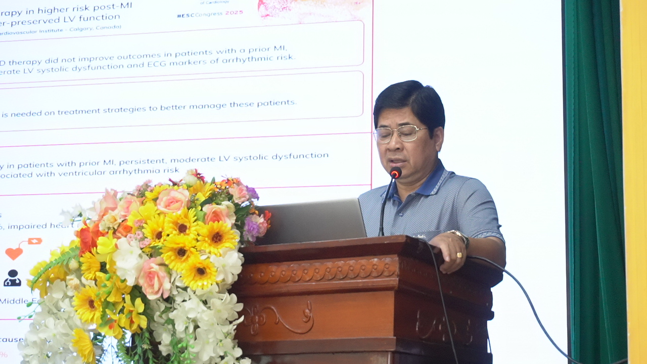 GS.TS.BS Nguyễn Đức Công chia sẻ những điều mới trong điều trị tăng huyết áp từ ACC/ESC/ESH 2025