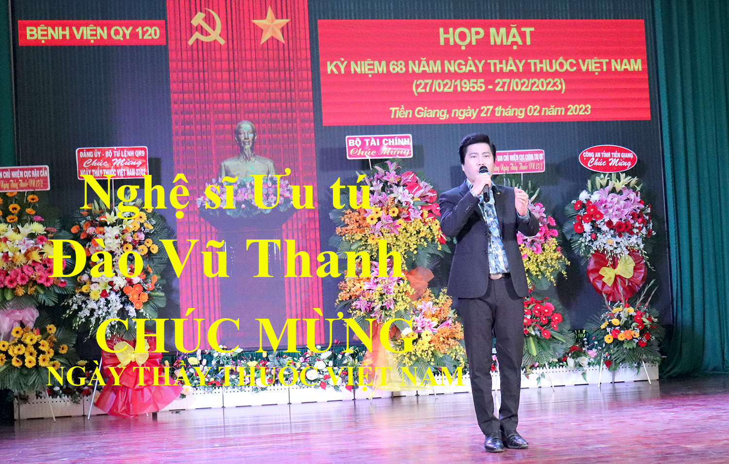 Nghệ sĩ ưu tú Đào Vũ Thanh chúc mừng ngày thầy thuốc Việt Nam