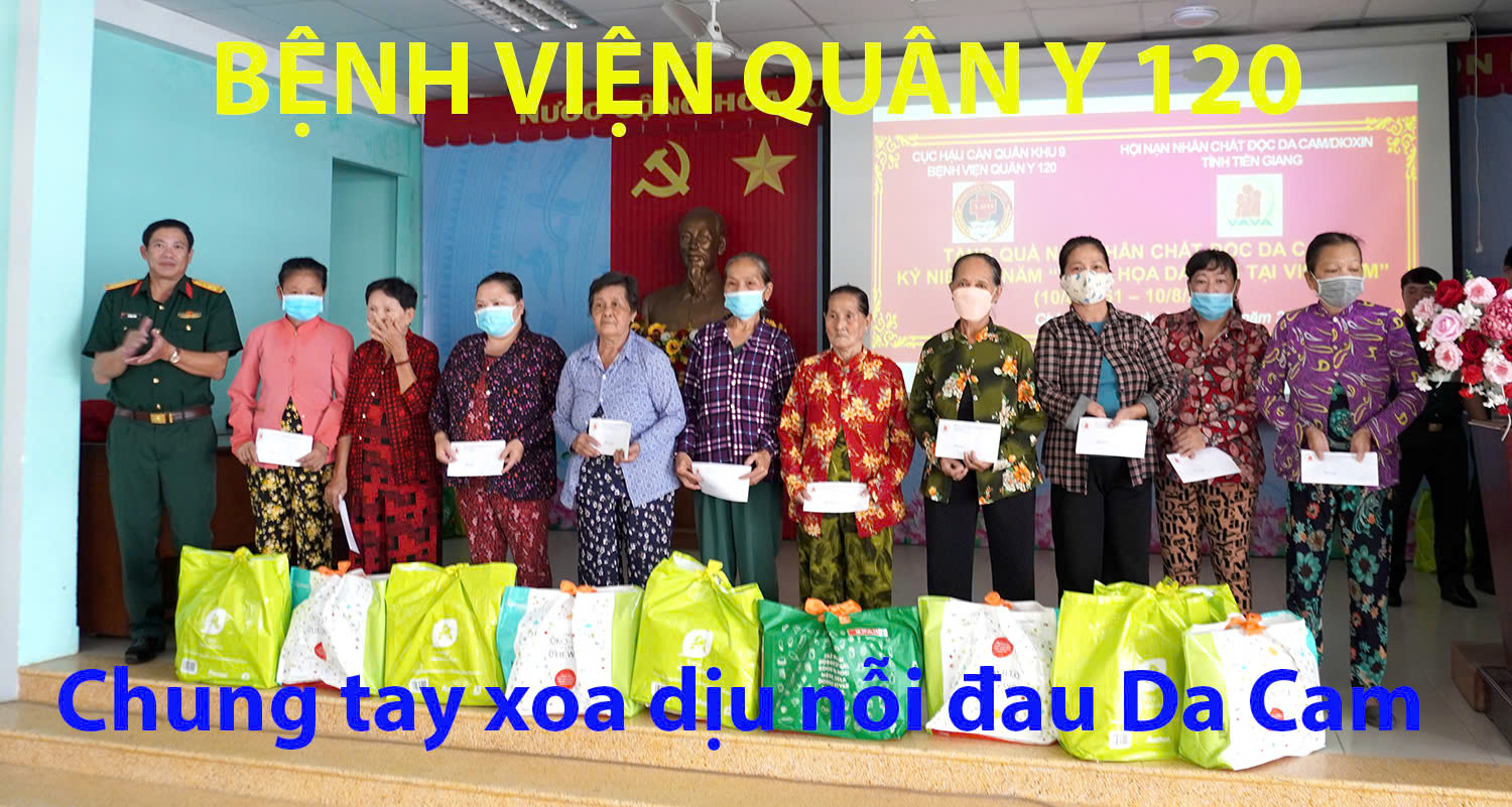 Bệnh viện quân y 120 chung tay xoa dịu nỗi đau da cam