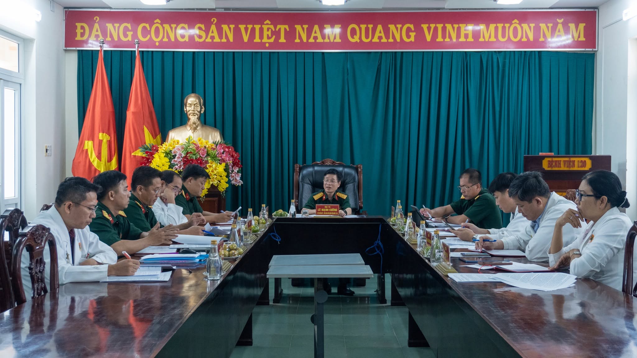 ĐẢNG ỦY BỆNH VIỆN QUÂN Y 120 TỔ CHỨC HỘI NGHỊ THÁNG 9 NĂM 2026