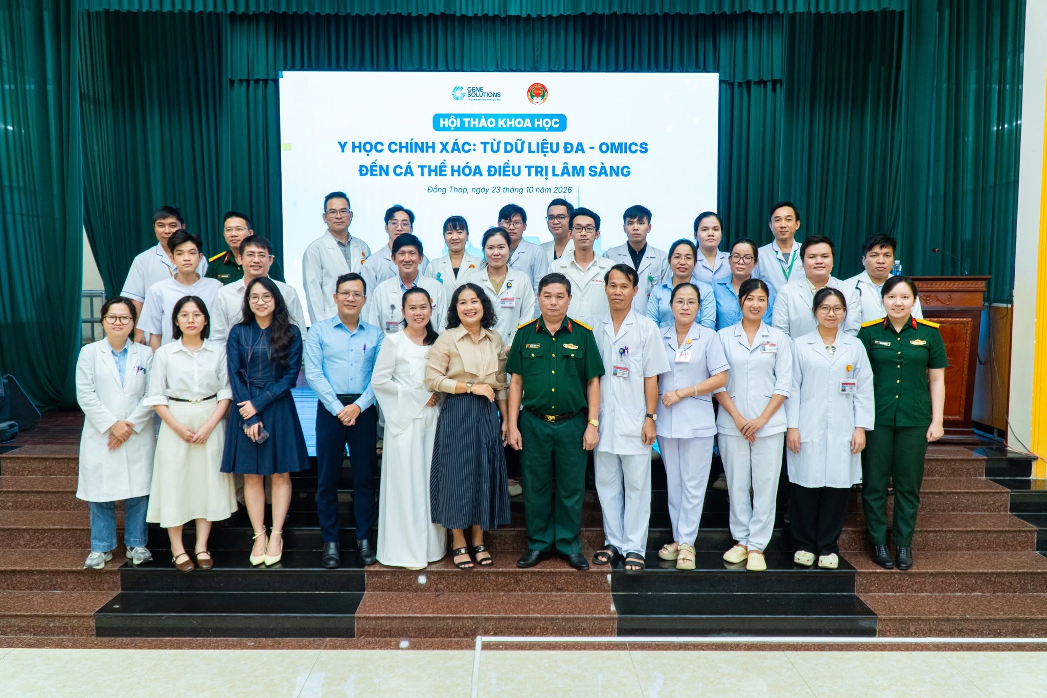 BỆNH VIỆN QUÂN Y 120 THAM GIA PHIÊN VỆ TINH CỦA GENE SOLUTIONS TẠI ESMO HỘI NGHỊ UNG THƯ TOÀN CẦU ESMO 2026: BƯỚC TIẾN MỚI TRONG KẾT NỐI Y KHOA QUỐC TẾ