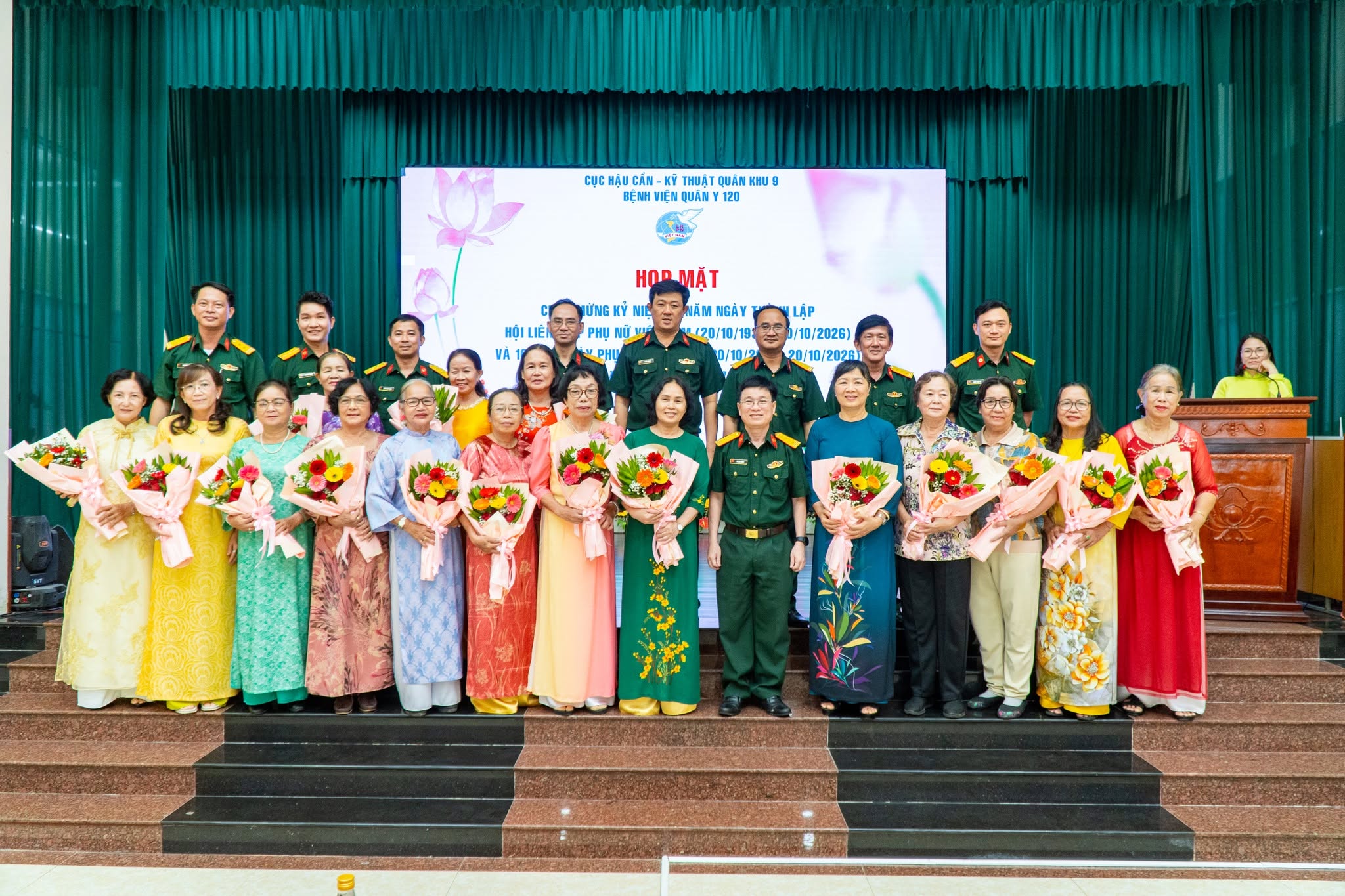 BỆNH VIỆN QUÂN Y 120 CHÚC MỪNG NGÀY PHỤ NỮ VIỆT NAM 20/10